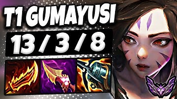 T1 Gumayusi Kaisa vs Ezreal [ ADC ] Patch 25.15 Korea Master