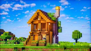 how to build a starter house minecraft