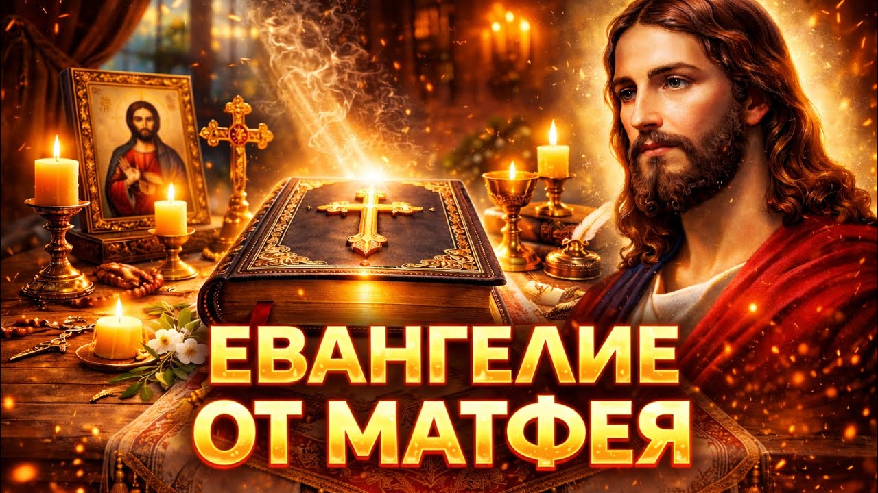 ЕВАНГЕЛИЕ ОТ МАТФЕЯ ПОЛНОСТЬЮ | Сильнейшее чтение о жизни Христа, которое меняет сердце
