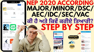 What is Major and Minor | What is AEC Subject | What is MDC Subject | What is SEC and VAC