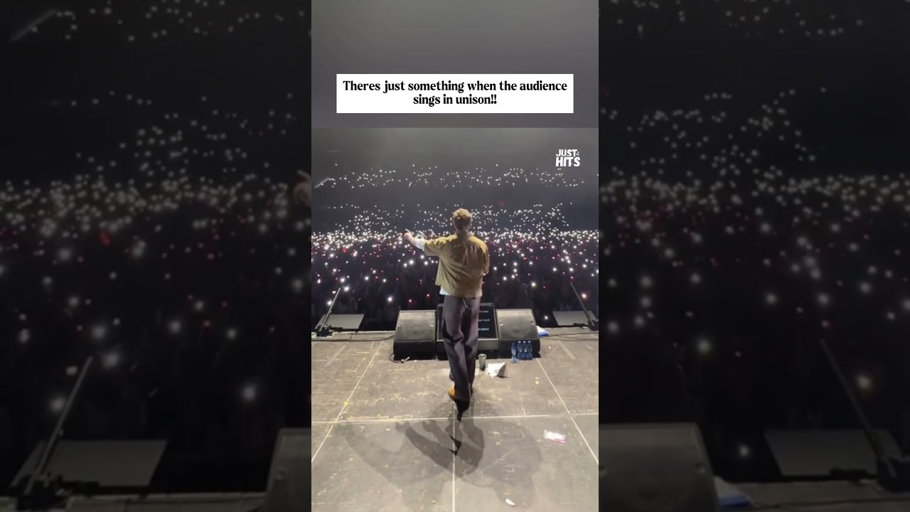 Alex Warren and Crowd singing Ordinary