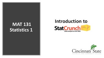 Introduction to StatCrunch updated