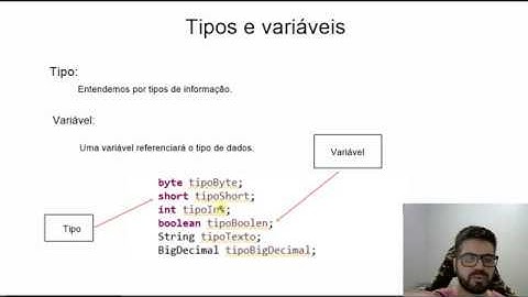 Curso de java #37 - Tipos e variáveis em Java