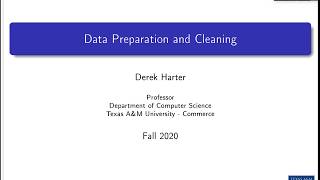 CSci 574 Machine Learning : U03-2 Data Cleaning and Preparation