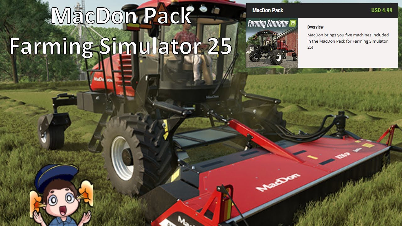 MacDon Pack Farming Simulator 25 - YouTube