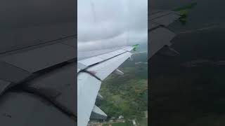 Pesawat Citilink take off lepas landar dari BIM (Bandara Internasional Minangkabau ) Sumatera Barat