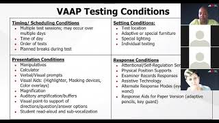 Famous VAAP Module 3 Training - Preparing for New VAAP Test Administration Profile