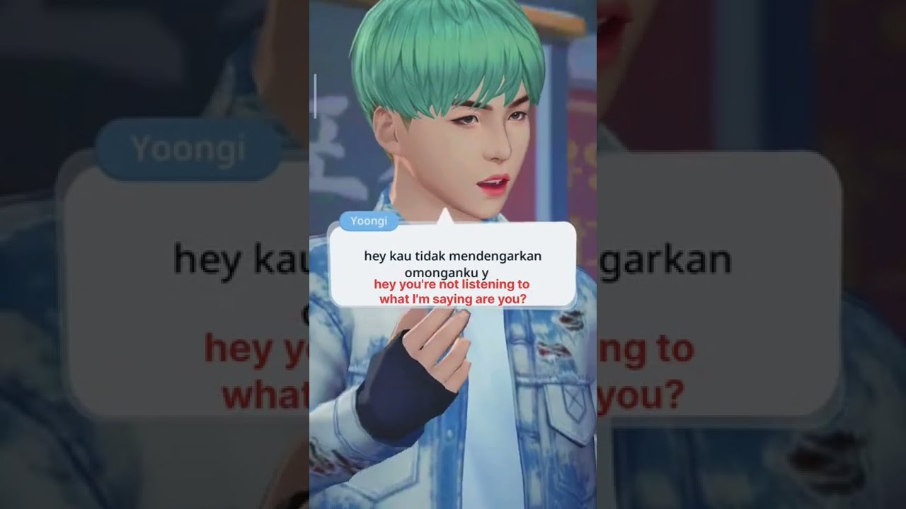 DeviL Beside Me episode 1 || taekook bts universe story game || indo+eng subtitle