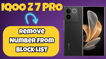 IQOO Z7 Pro Remove Number From Block List || How to remove numbers || Block list settings