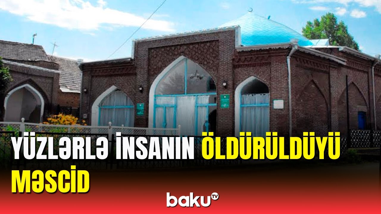 Gəncədə soyqırımına şahidlik edən tarixi Ozan məscidi