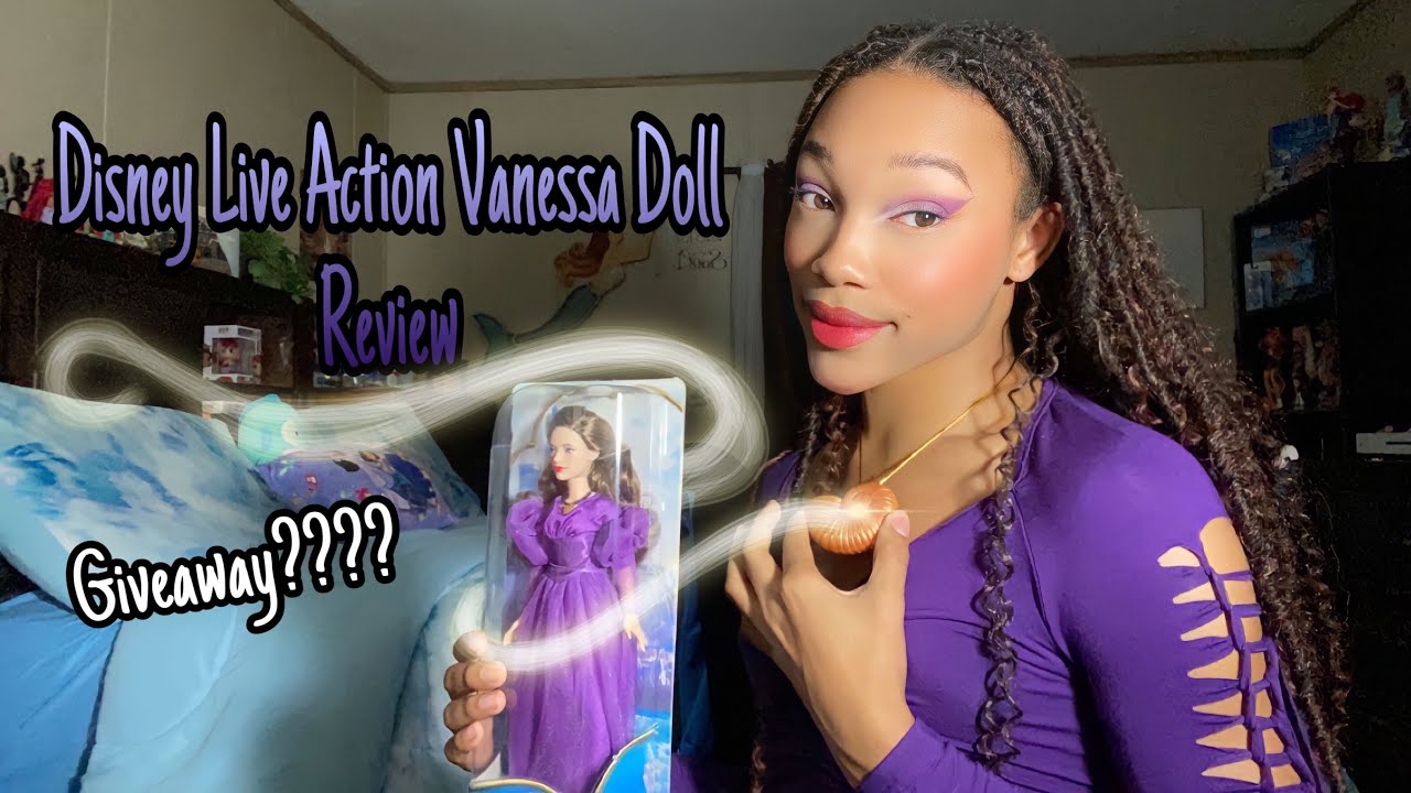 Disneys Live Action Little Mermaid Vanessa Doll Review Youtube 