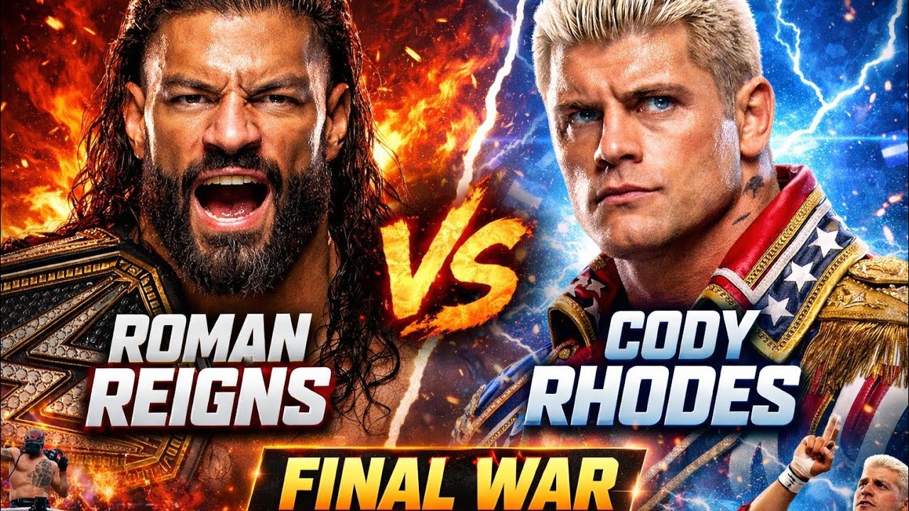 Roman Reigns vs Cody Rhodes | FINAL WAR 🔥 | WWE Full Story Match