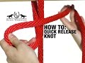 How To Correctly Tie a Quick Release Knot