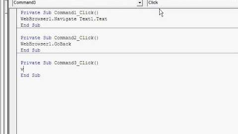 [Visual Basic 6] Create a Simple Webbrowser Tutorial