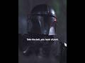 The Mandalorian：Manda's confrontation with the machine.#plot #shorts  #themandalorian