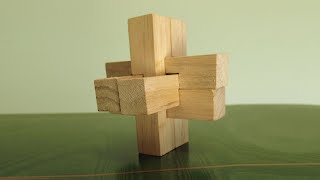 6-Piece Wooden Cross Puzzle -- Solution screenshot 2