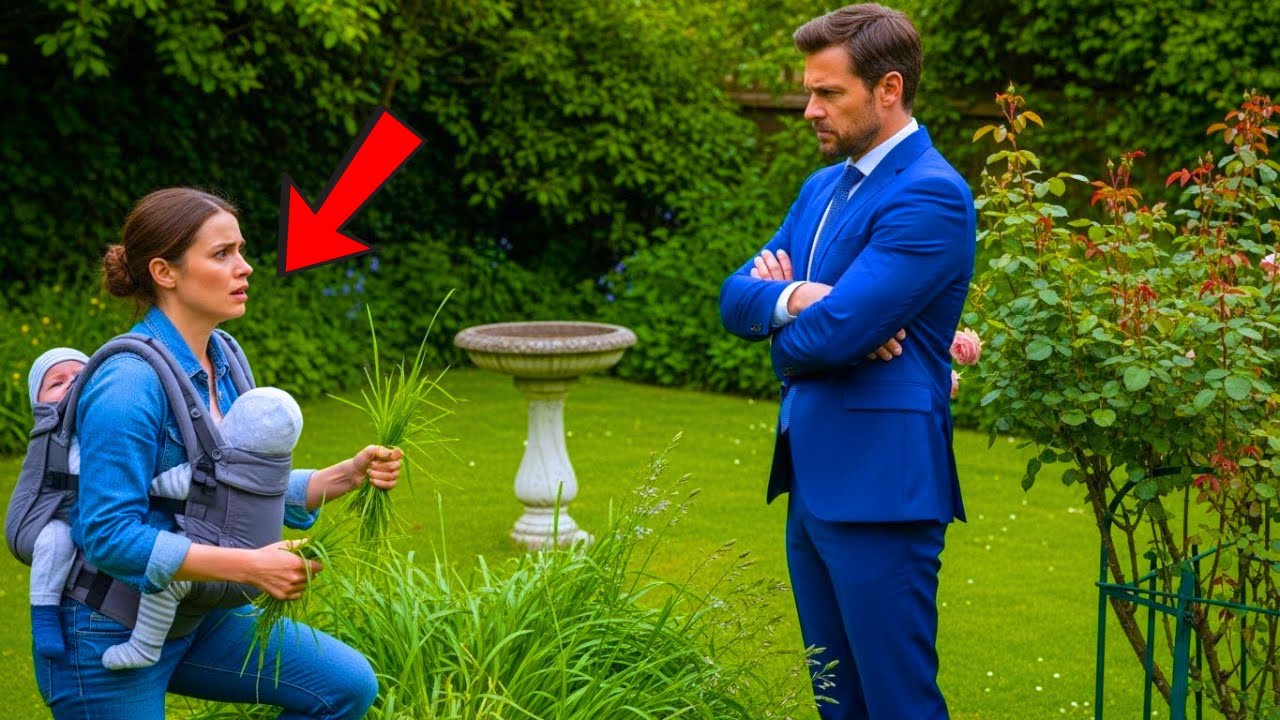 Madre povera con gemelle chiede di tagliare l’erba in cambio di cibo e miliardario cambia la sua vit