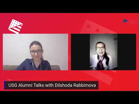 USG Alumni Talks with Dilshoda Rabbimova