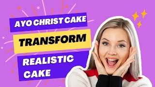 Ayo Christ Cake Transforms to Hyperrealist Cake