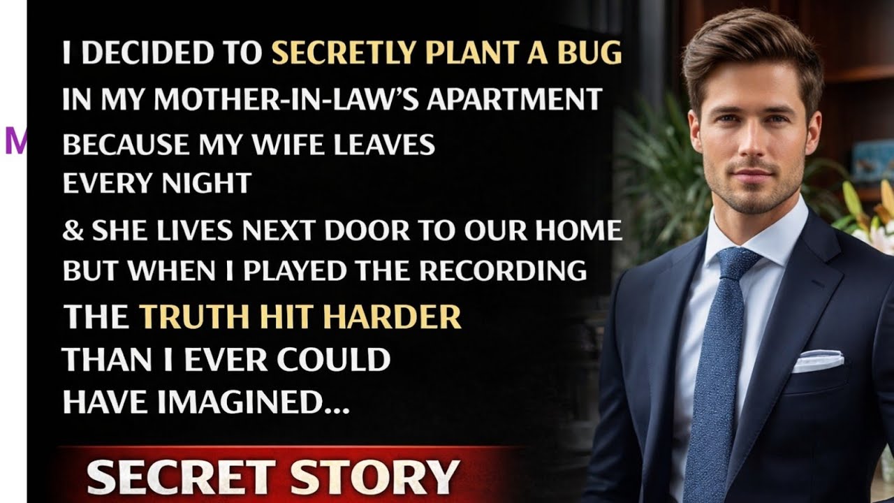 My Wife Left Every Night to the House Next Door — So I Secretly Planted a Bug