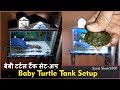 How To Setup New Turtle tank for Baby Turtle 🐢 #yellowsliderturtle