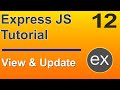 Express js tutorial for beginners in hindi 2024, View and Update Data #nodejstutorial #expressjs