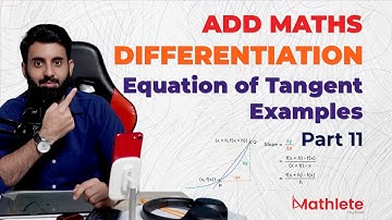Differentiation - Equation of Tangent and Normal (O Level | IGCSE)  Part - 11