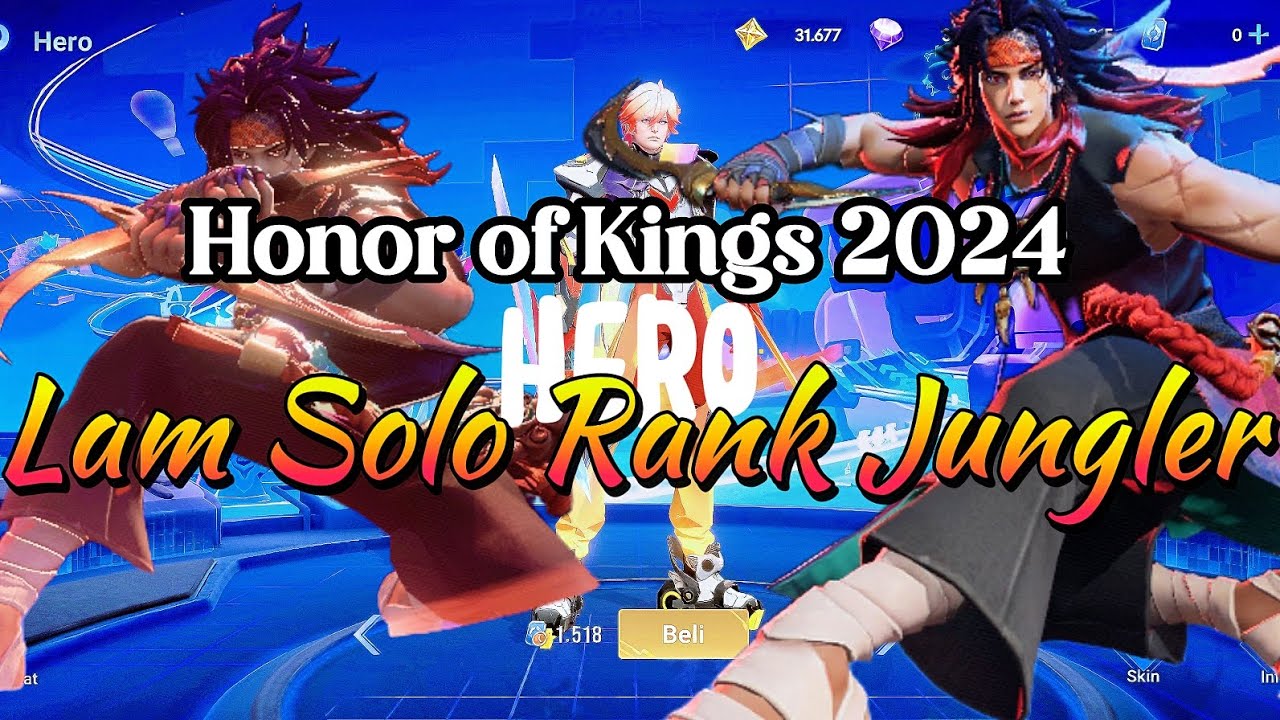 Lam's Ranks Lam Solo Rank Jungler ‼️ Intense MVP Full Gameplay ‼️ Honor of Kings ...