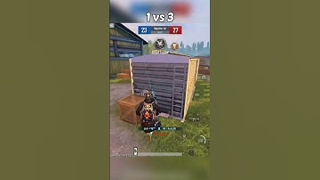 1 vs 3 ft TDM BGMI Gameplay 🔥 #bgmi #shortsviral #viral