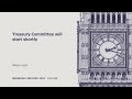 Spring Statement 2025 – Treasury Committee