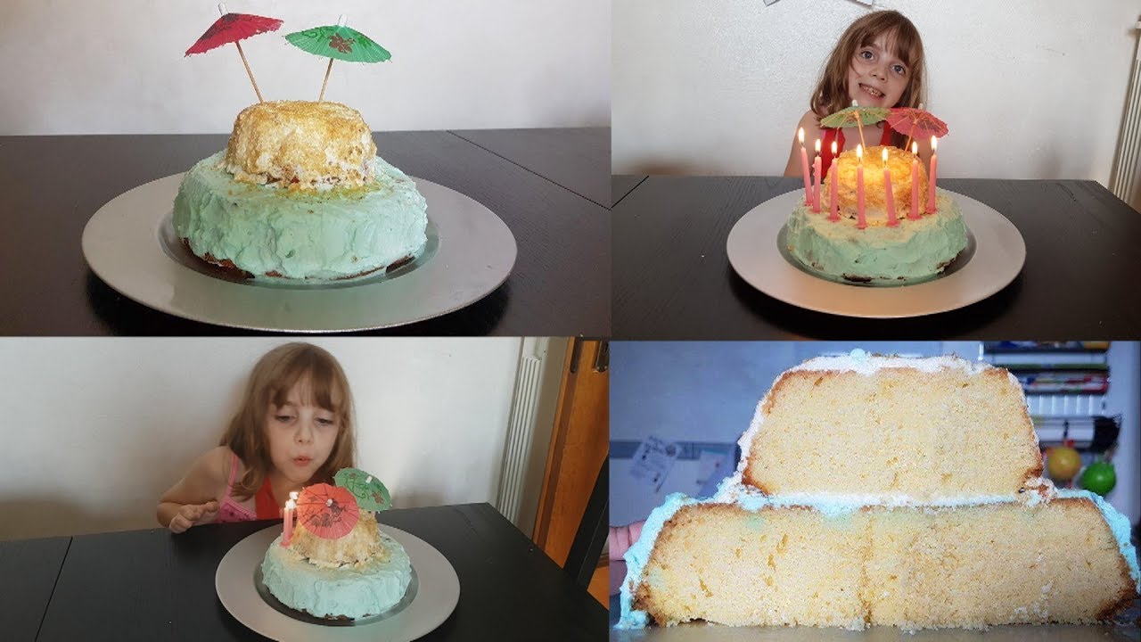 TORTA ISOLOTTO A DUE PIANI 🎂