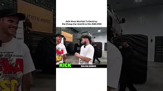 Adin Ross Wanted To Destroy His Cheap Car And Give Him $20,000 #adinross #viral #fyp