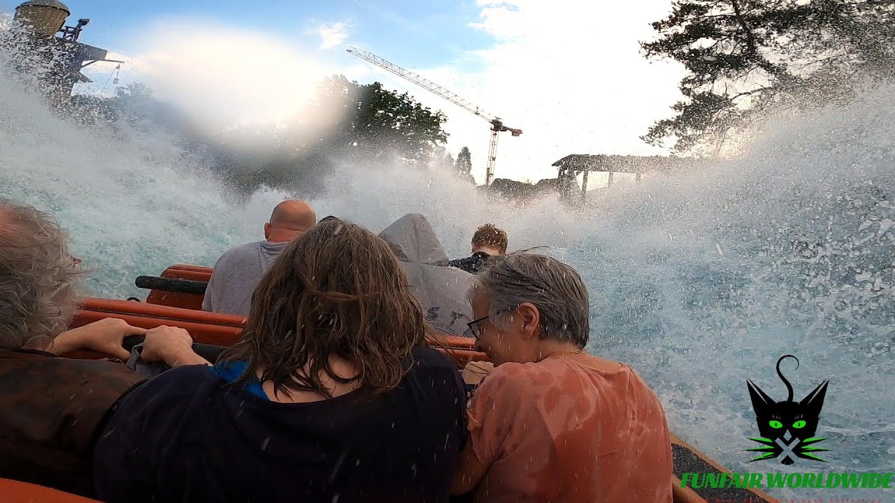 Grand Splash LA REVANCHE DES PIRATES - LE GRAND SPLASH Onride POV at Parc Astérix ...