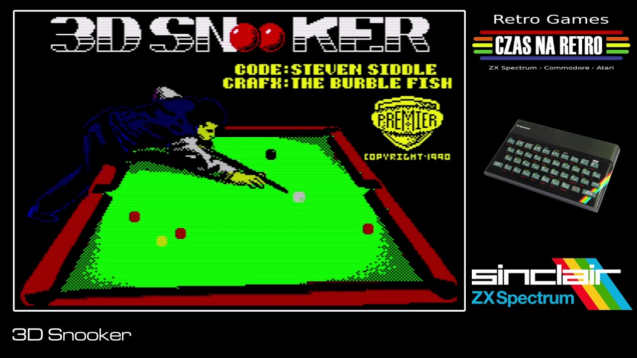 3D Snooker (1990) - ZX Spectrum - YouTube