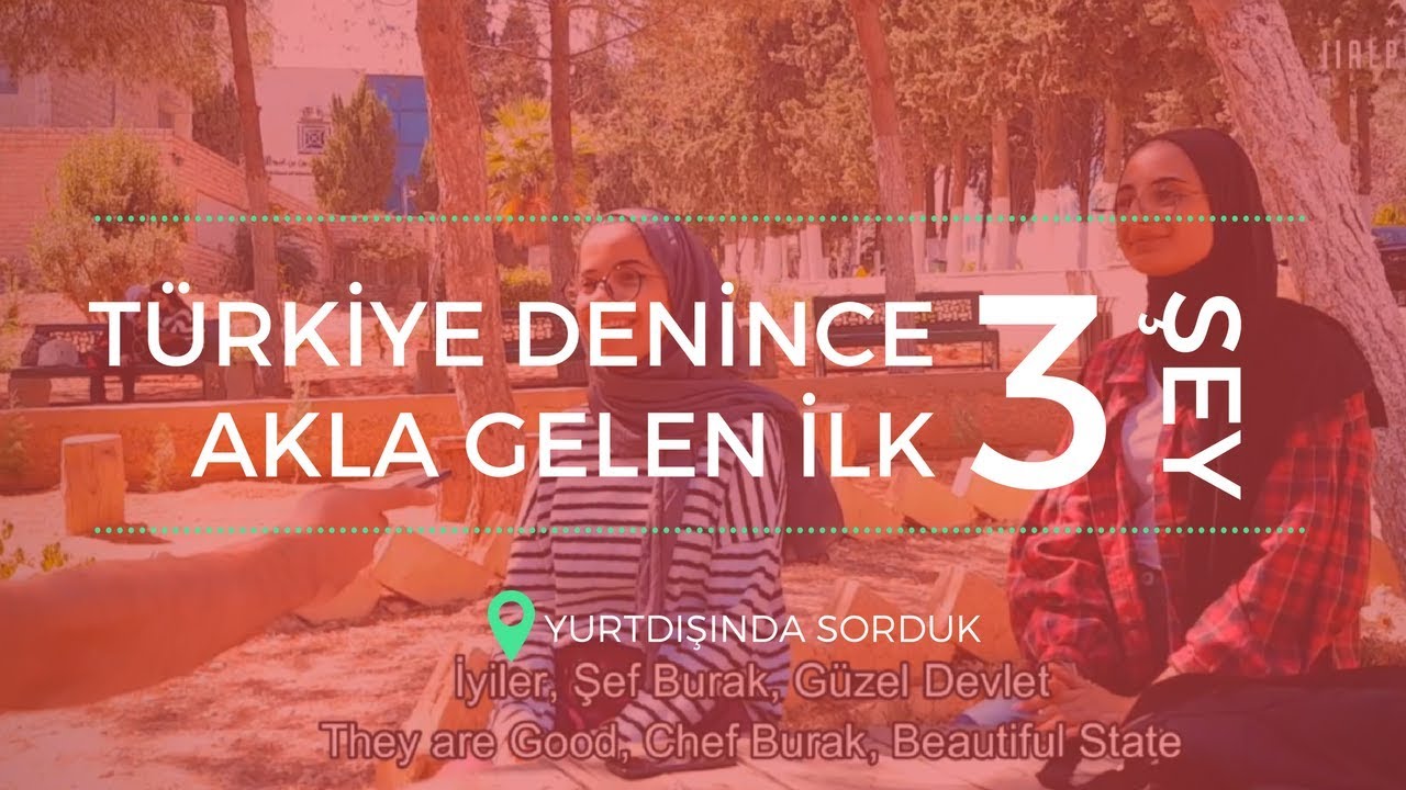 TÜRKİYE Denince Akla Gelen 3 ŞEY? Ürdün'de Araplara Sorduk! #1 - YouTube