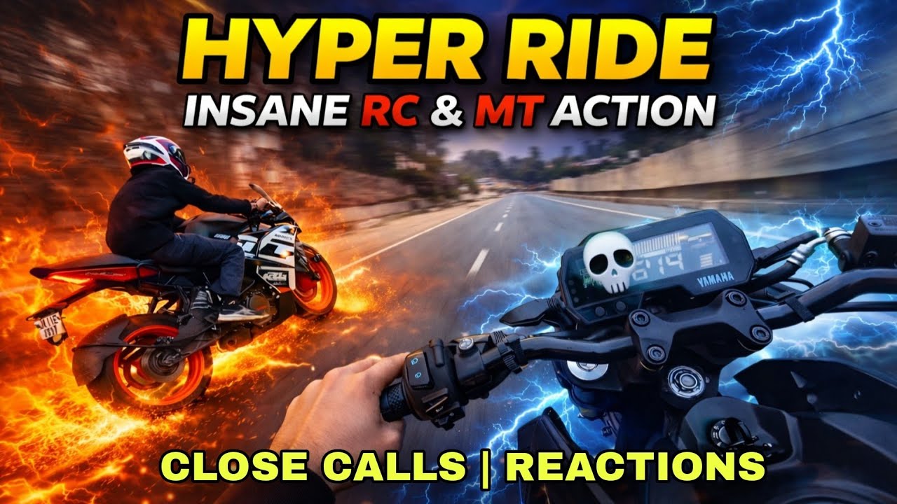 KTM RC vs MT-15 😱 Hyper Riding in Heavy Traffic | Real Power Test