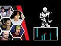 Let's Players Reaction To Papyrus His Fabled Blue Attack | Undertale