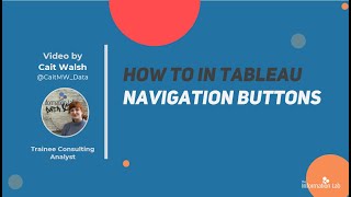 How To in Tableau in 5 Mins: Navigation Buttons