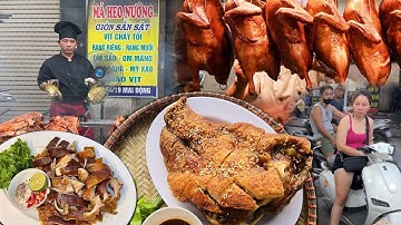 Quán Má heo nướng giòn sần sật, vịt nướng ngon rẻ tại Hà Nội