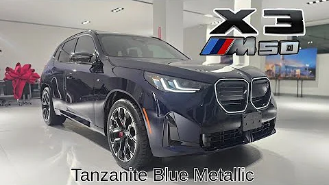 NEW ARRIVAL!  2026 BMW X3 M50 xDrive Tanzanite Blue Metallic Espresso Veganza #bmw #x3 #g45 
