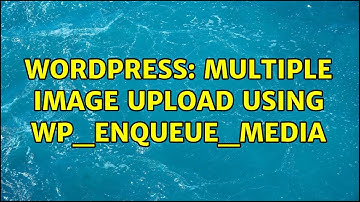 Wordpress: multiple image upload using wp_enqueue_media