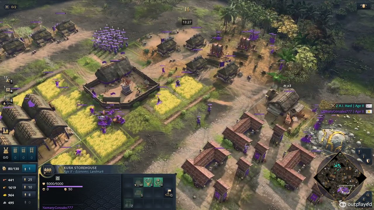 Japanese - Loving the Samurai and Spearman spam --- Age of empires 4