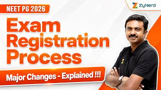 NEET PG 2026 - Exam Registration Process | Major Changes - Explained !!!