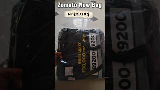 🔥 New Zomato Bag Unboxing 😱#travel#ZomatoDeliveryBoy#ZomatoBagUnboxing #ViralShorts