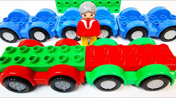 Learn to Build Duplo Cars and Trucks | Building Blocks Toys for Children