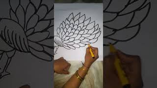 അക്ഷര മയിൽ 😍 #reading #drawing #study