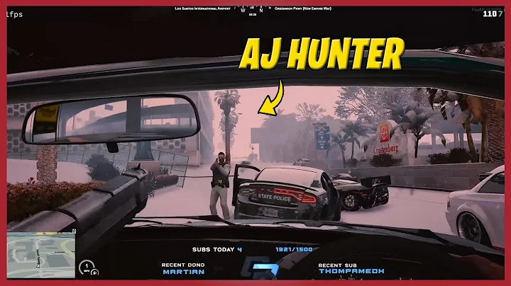 Curtis Gets Stopped By AJ Hunter 1 TAP | Nopixel G...