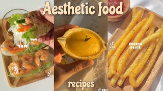 Relaxing aesthetic food recipes || compilation