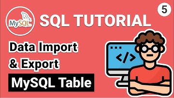 MySQL data import and export, load data infile, into outfile | SQL Tutorial For Beginners (MySQL)