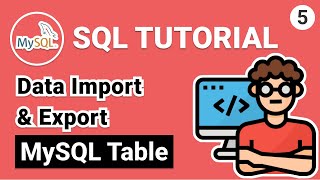 MySQL data import and export, load data infile, into outfile | SQL Tutorial For Beginners (MySQL)